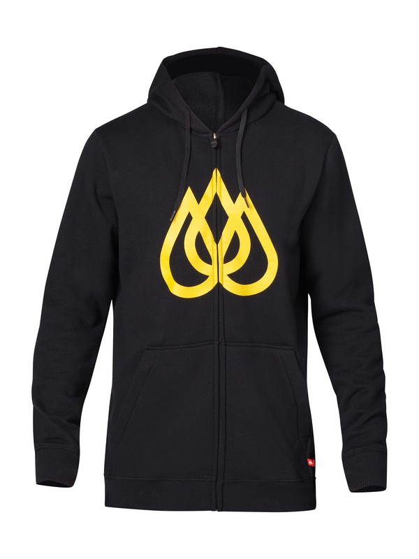 quiksilver, Travis Rice Hydromark Fleece, CAVIAR (kvk0) 0 Travis Rice Hydromark Fleece AQYFT00118 Quiksilver