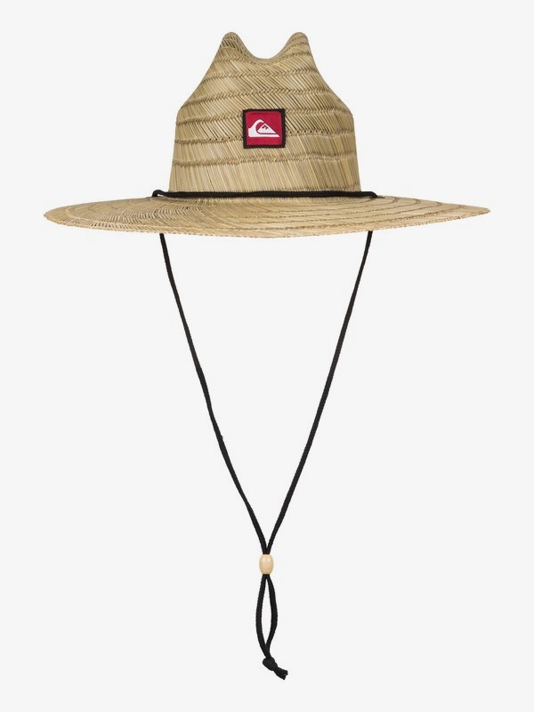 quiksilver, Pierside Straw Lifeguard Hat, NATURAL (yef0) 0 Pierside Straw Lifeguard Hat Yellow AQYHA00145 Quiksilver