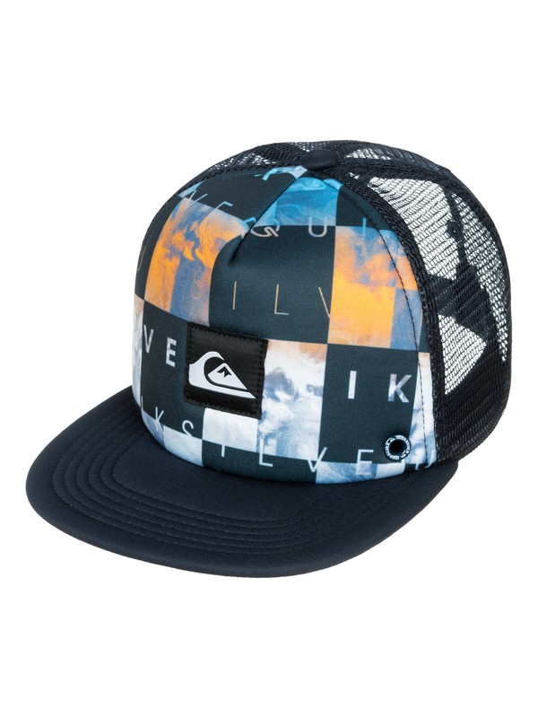 quiksilver, Boardies Trucker Hat, DARK DENIM (brq0) 0 Boardies Trucker Hat AQYHA03204 Quiksilver