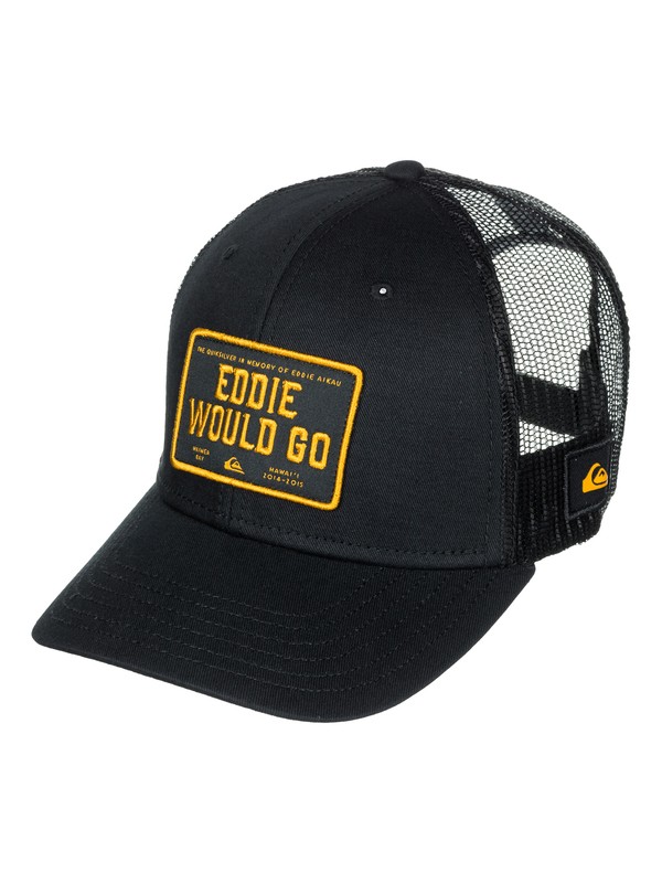 quiksilver, Eddie 30Th Trucker, BLACK (kvj0) 0 Eddie 30Th Trucker AQYHA03239 Quiksilver