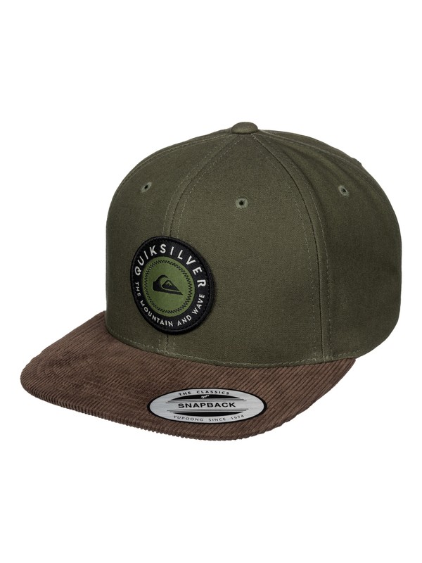 quiksilver, Roasted - Gorra con cierre trasero de presión, FOREST NIGHT (csn0) 0 Roasted - Gorra con cierre trasero de presión AQYHA03391 Quiksilver
