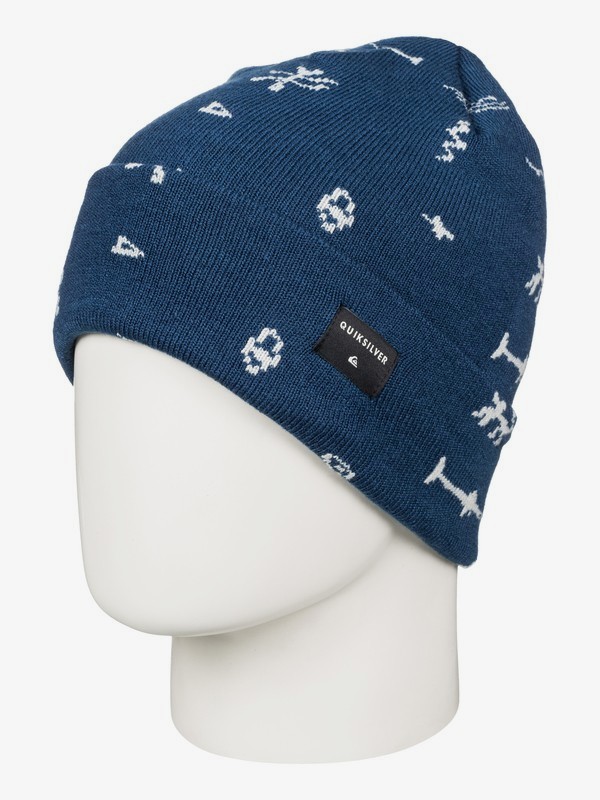 quiksilver, Waxed - Bonnet à revers, DARK DENIM (brq0) 0 Waxed - Bonnet à revers AQYHA03563 Quiksilver