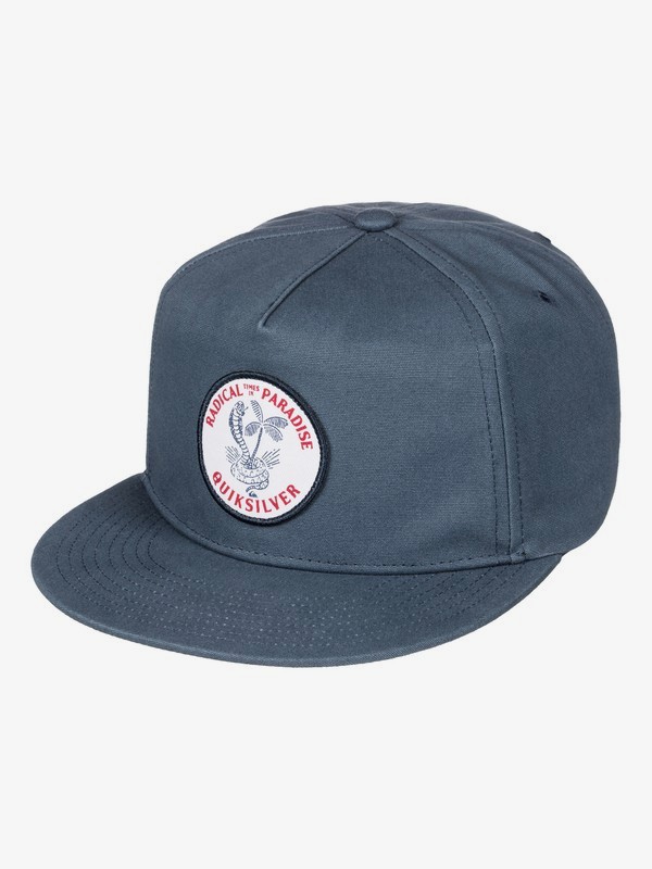 quiksilver, The Times - Snapback Cap, INDIAN TEAL (bqk0) 0 The Times - Snapback Cap AQYHA03677 Quiksilver