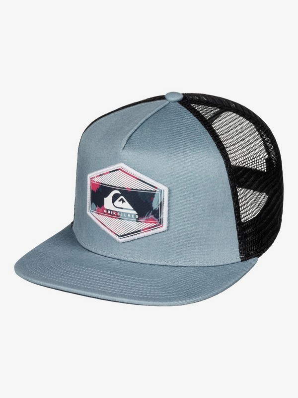 quiksilver, Morsen - Casquette trucker, STONE BLUE (bhy0) 0 Morsen - Casquette trucker AQYHA03685 Quiksilver