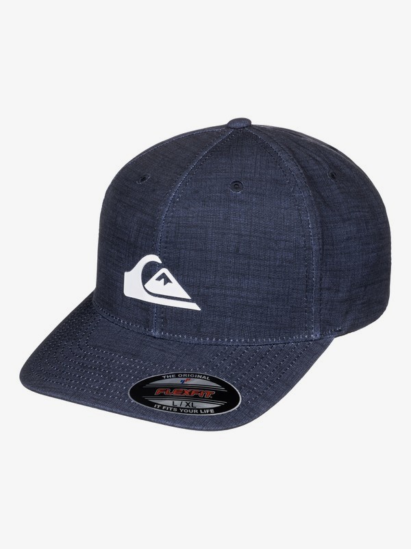 quiksilver, Amphibs Stretch - Flexfit Cap, NAVY BLAZER HEATHER (byjh) 0 Amphibs Stretch - Flexfit Cap AQYHA03691 Quiksilver
