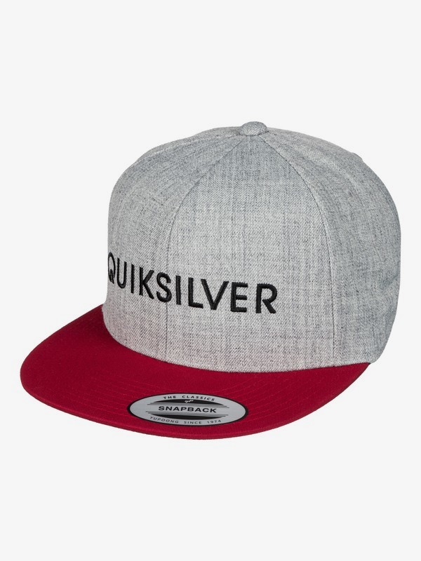 quiksilver, Top Shelfer - Snapback Cap, LIGHT GREY HEATHER (lgh) 0 Top Shelfer - Snapback Cap AQYHA03736 Quiksilver
