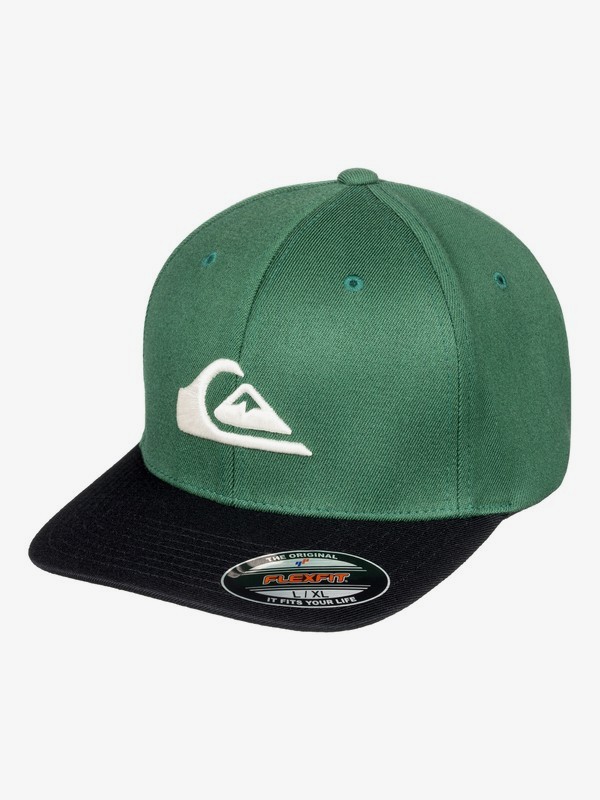 quiksilver, Mountain And Wave - Flexfit® Cap, GARDEN TOPIARY (grt0) 0 Mountain And Wave - Flexfit® Cap Green AQYHA03978 Quiksilver