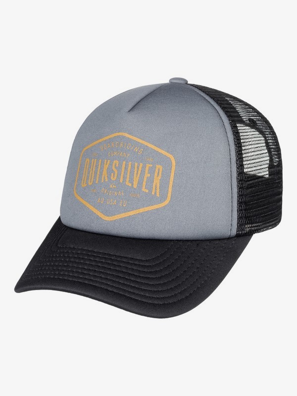 quiksilver, Freebreeze Trucker Hat, TARMAC (kta0) 0 Freebreeze Trucker Hat AQYHA03987 Quiksilver