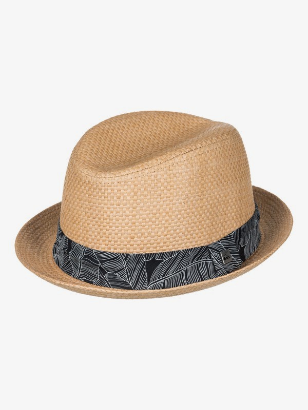 Schralpsten - Straw Fedora for Men AQYHA04026 0 Schralpsten Straw Fedora AQYHA04026 Quiksilver