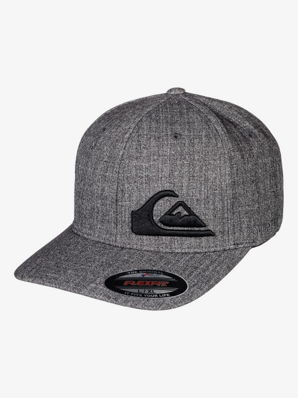 quiksilver, Final Flexfit® Hat, CHARCOAL HEATHER (ktah) 0 Final Flexfit® Hat Black AQYHA04120 Quiksilver