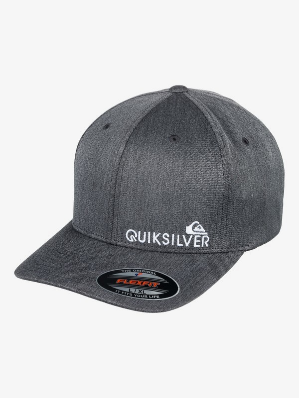 quiksilver, Sidestay - Flexfit® Cap for Men, BLACK HEATHER (kvjh) 0 Sidestay - Flexfit® Cap for Men Black AQYHA04121 Quiksilver