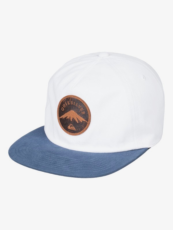 quiksilver, Mountain Stasher - Snapback Cap for Men, BIRCH (wdw0) 0 Mountain Stasher - Snapback Cap for Men White AQYHA04165 Quiksilver