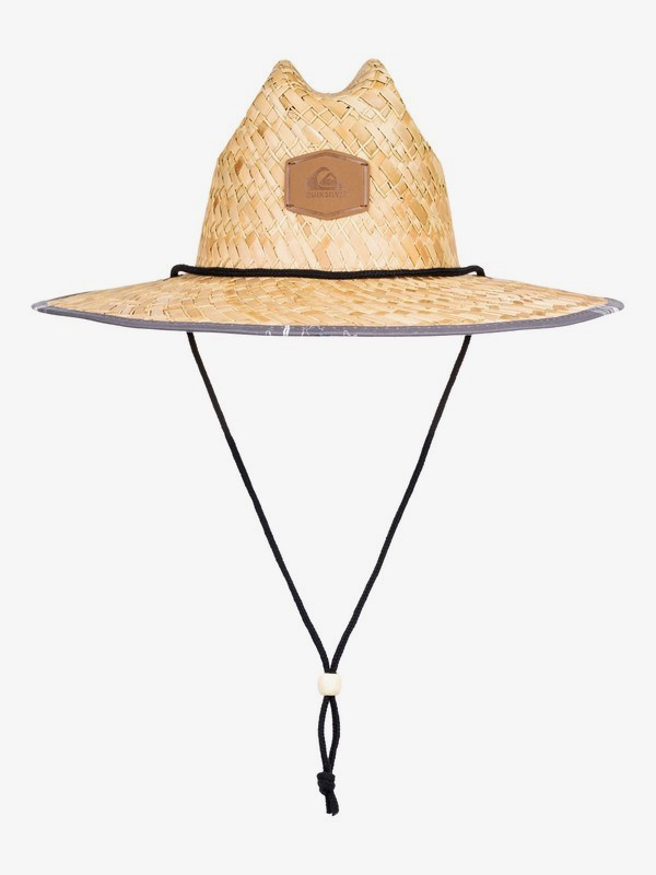 quiksilver, Outsider Straw Lifeguard Hat, TARMAC VARIABLE CAMP (kta6) 0 Outsider Straw Lifeguard Hat AQYHA04169 Quiksilver