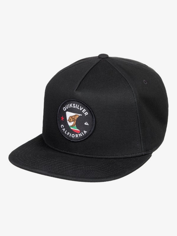 quiksilver, Destinado Snapback Hat, BLACK/CALIFORNIA (xkkc) 0 Destinado Snapback Hat Black AQYHA04182 Quiksilver