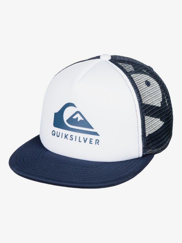 quiksilver, Foamslay - Trucker Cap for Men, WHITE (wbb0) 0 Foamslay - Trucker Cap for Men White AQYHA04196 Quiksilver