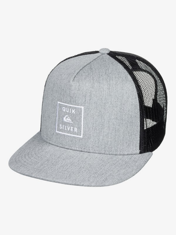 quiksilver, Clipster Snapback Hat, MEDIUM GREY HEATHER (kpvh) 0 Clipster Snapback Hat Black AQYHA04220 Quiksilver
