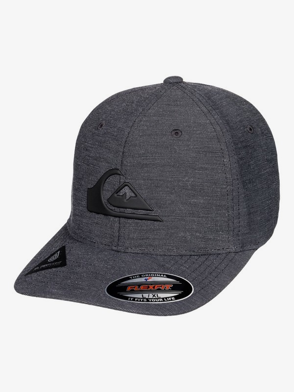 quiksilver, Amphib Texture Flexfit Hat, BLACK (kvj0) 0 Amphib Texture Flexfit Hat Black AQYHA04223 Quiksilver