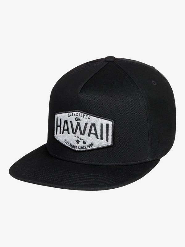 quiksilver, HI Waller Patch Snapback Hat, BLACK (kva0) 0 HI Waller Patch Snapback Hat Black AQYHA04235 Quiksilver