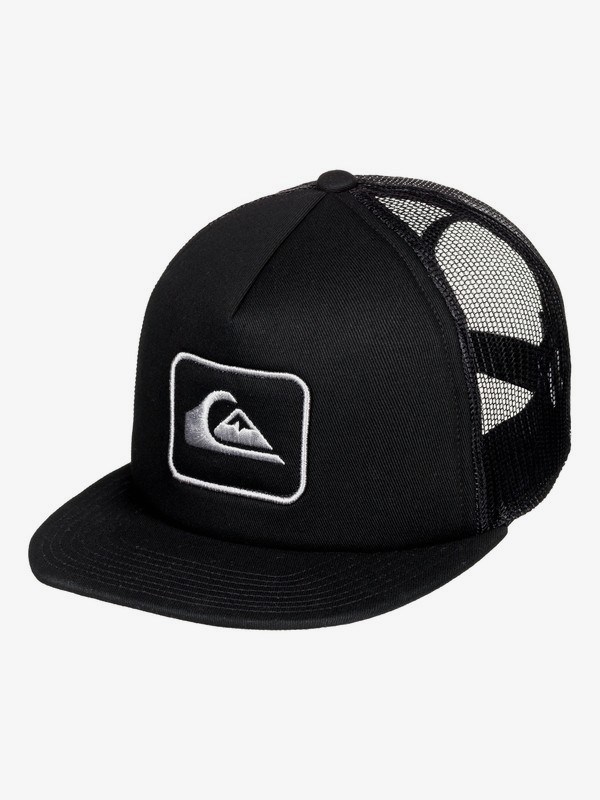 quiksilver, Dudes Trucker Cap, BLACK (kvj0) 0 Dudes Trucker Cap Black AQYHA04253 Quiksilver