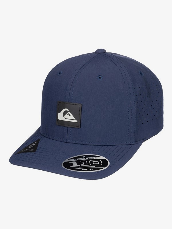quiksilver, Adapted Amphibian Baseball Hat, NAVY BLAZER (byj0) 0 Adapted Amphibian Baseball Hat Blue AQYHA04295 Quiksilver