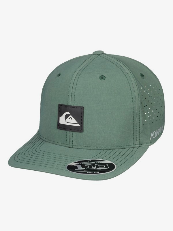 quiksilver, Adapted Amphibian Baseball Hat, GARDEN TOPIARY (grt0) 0 Adapted Amphibian Baseball Hat Green AQYHA04295 Quiksilver