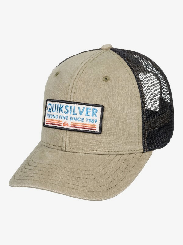 quiksilver, Бейсболка Rig Tender, THYME (cqy0) 0 Бейсболка Rig Tender Коричневый AQYHA04299 Quiksilver
