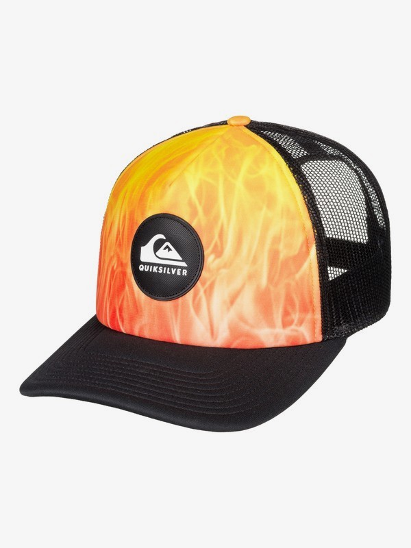 quiksilver, Bright Learnings - Trucker Cap for Men, TIGER ORANGE (nme0) 0 Bright Learnings - Trucker Cap for Men Orange AQYHA04304 Quiksilver