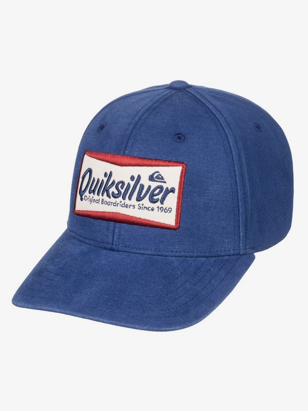 quiksilver, Smoko Snapback Hat, MEDIEVAL BLUE (bte0) 0 Smoko Snapback Hat Blue AQYHA04307 Quiksilver