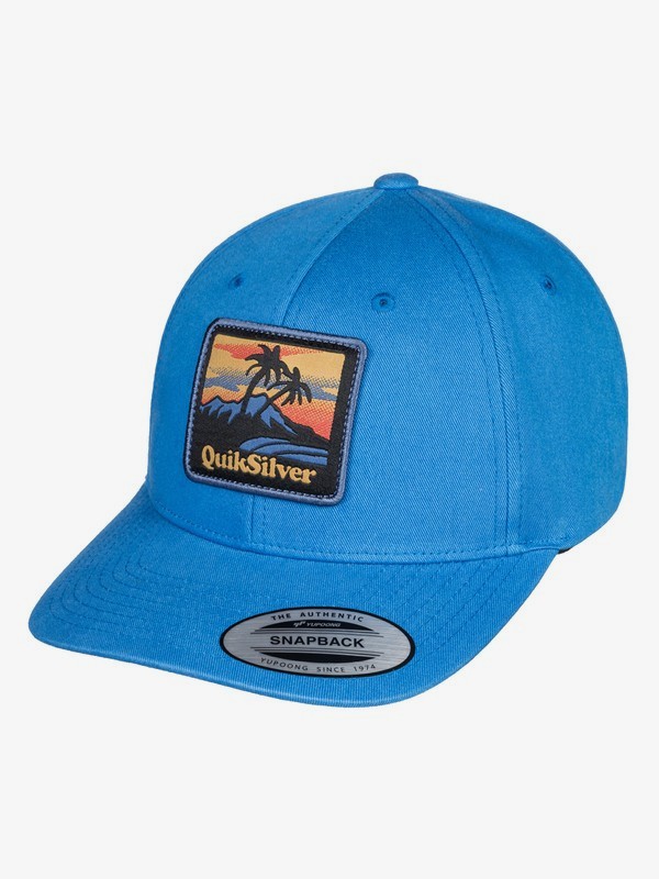 quiksilver, Starkness - Snapback Cap for Men, BIJOU BLUE (bng0) 0 Starkness - Snapback Cap for Men Blue AQYHA04308 Quiksilver