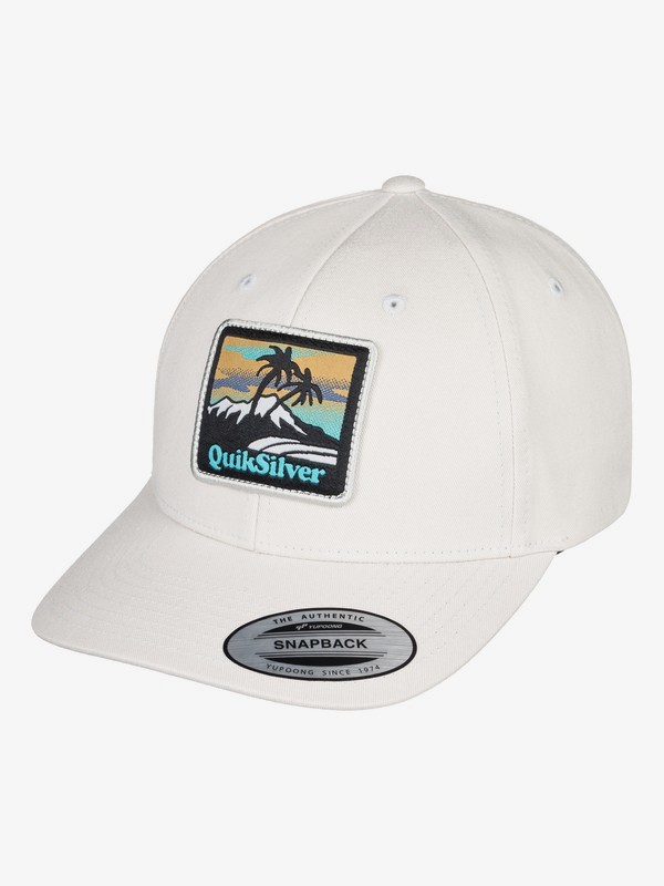 quiksilver, Starkness - Snapback Cap for Men, WHITE (wbb0) 0 Starkness - Snapback Cap for Men White AQYHA04308 Quiksilver