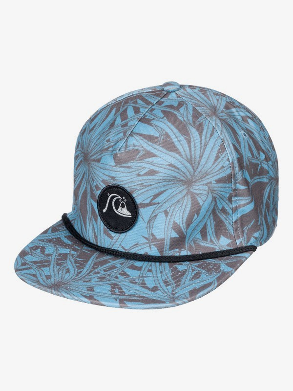 quiksilver, Dice Slicer Snapback Hat, STELLAR (bnt0) 0 Dice Slicer Snapback Hat Blue AQYHA04315 Quiksilver