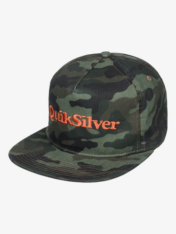 quiksilver, Charkerson Snapback Hat, CAMO (gra0) 0 Charkerson Snapback Hat Green AQYHA04318 Quiksilver