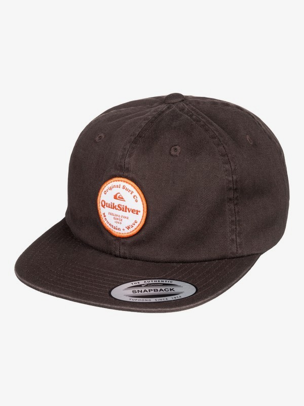 quiksilver, Slouchman Snapback Hat, CHOCOLATE BROWN (csd0) 0 Slouchman Snapback Hat Brown AQYHA04319 Quiksilver