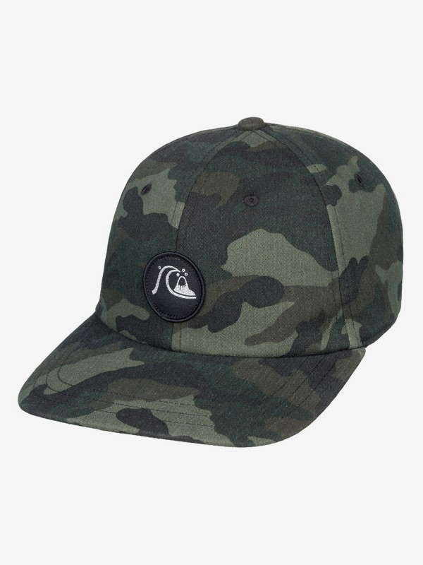 quiksilver, Washers Snapback Hat, CAMO (gra0) 0 Washers Snapback Hat Green AQYHA04321 Quiksilver