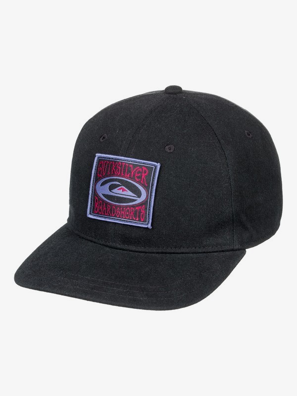 quiksilver, Dorry - Gorra con Ajuste Posterior a Presión para Hombre, BLACK (kvj0) 0 Dorry - Gorra con Ajuste Posterior a Presión para Hombre Negro AQYHA04323 Quiksilver