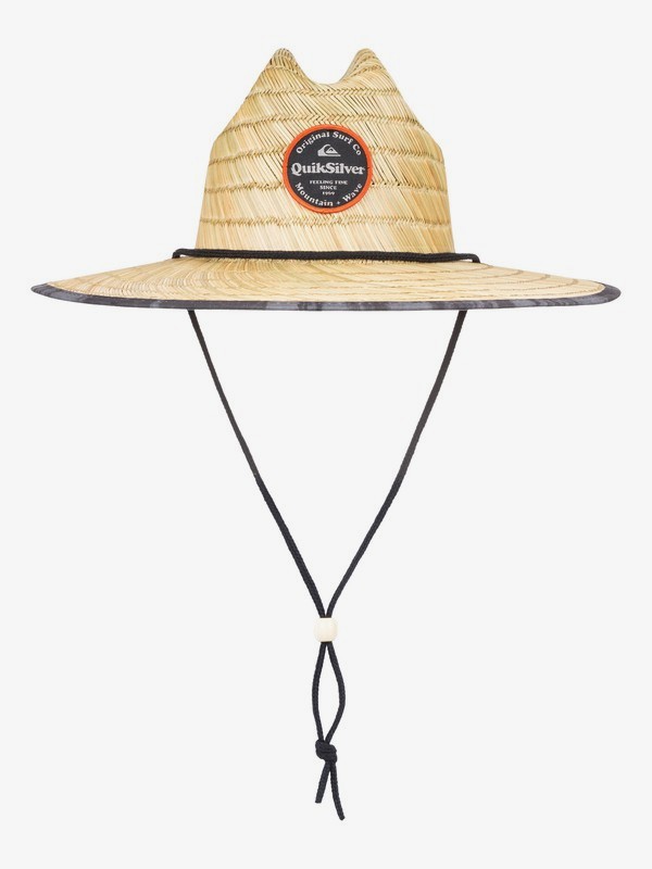 quiksilver, Outsider Repent Straw Lifeguard Hat, BLACK (kvj0) 0 Outsider Repent Straw Lifeguard Hat Black AQYHA04324 Quiksilver