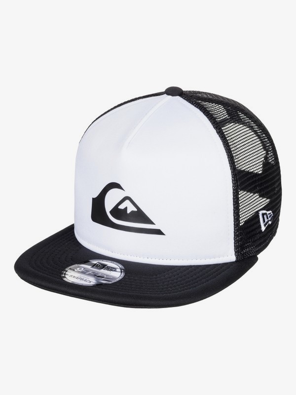 quiksilver, Podium Trucker Hat, WHITE (wbb0) 0 Podium Trucker Hat White AQYHA04332 Quiksilver