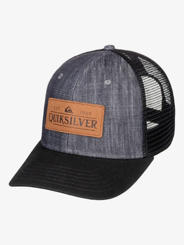 quiksilver, Vine Beater - Trucker Cap for Men, BLACK (kvj0) 0 Vine Beater - Trucker Cap for Men Black AQYHA04336 Quiksilver