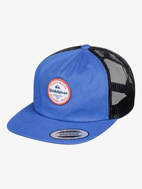 quiksilver, Gelled Out Trucker Cap, TRUE NAVY (bpz0) 0 Gelled Out Trucker Cap Blue AQYHA04376 Quiksilver