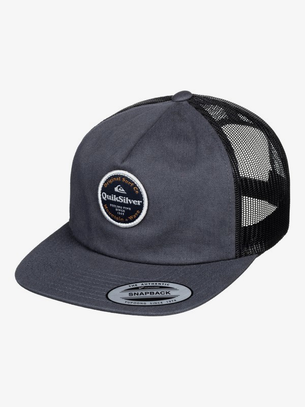 quiksilver, Gelled Out Trucker Cap, EBONY (ksd0) 0 Gelled Out Trucker Cap Black AQYHA04376 Quiksilver