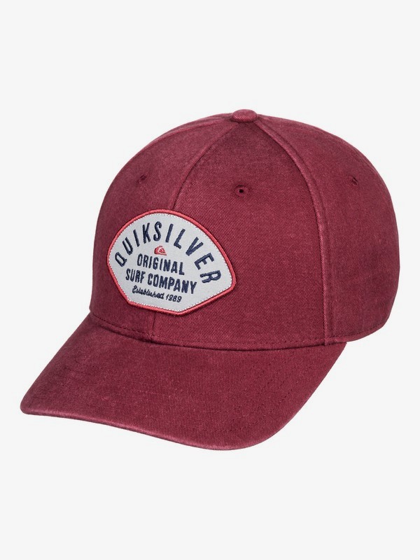 quiksilver, Bull Stash Snapback Cap, CORDOVAN (rrt0) 0 Bull Stash Snapback Cap Red AQYHA04378 Quiksilver