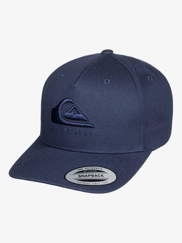 quiksilver, Tone Stopper Snapback Cap, NAVY BLAZER (byj0) 0 Tone Stopper Snapback Cap Blue AQYHA04380 Quiksilver