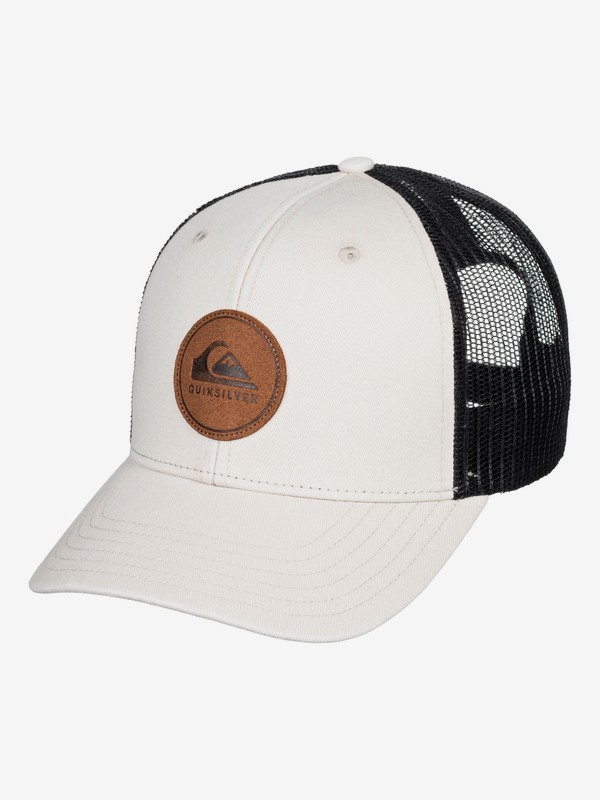 quiksilver, Hounder Trucker Cap, BIRCH (wdw0) 0 Hounder Trucker Cap White AQYHA04382 Quiksilver