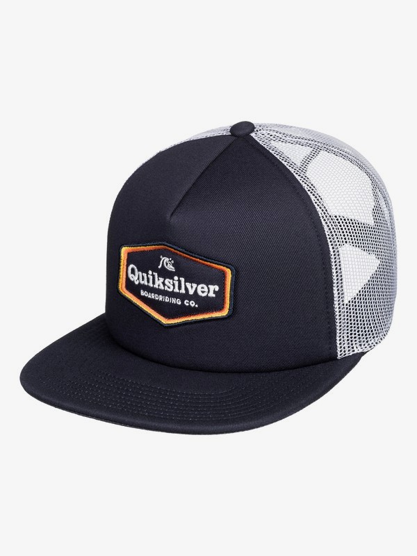 quiksilver, Bustered Trucker Cap, NAVY BLAZER (byj0) 0 Bustered Trucker Cap Blue AQYHA04388 Quiksilver