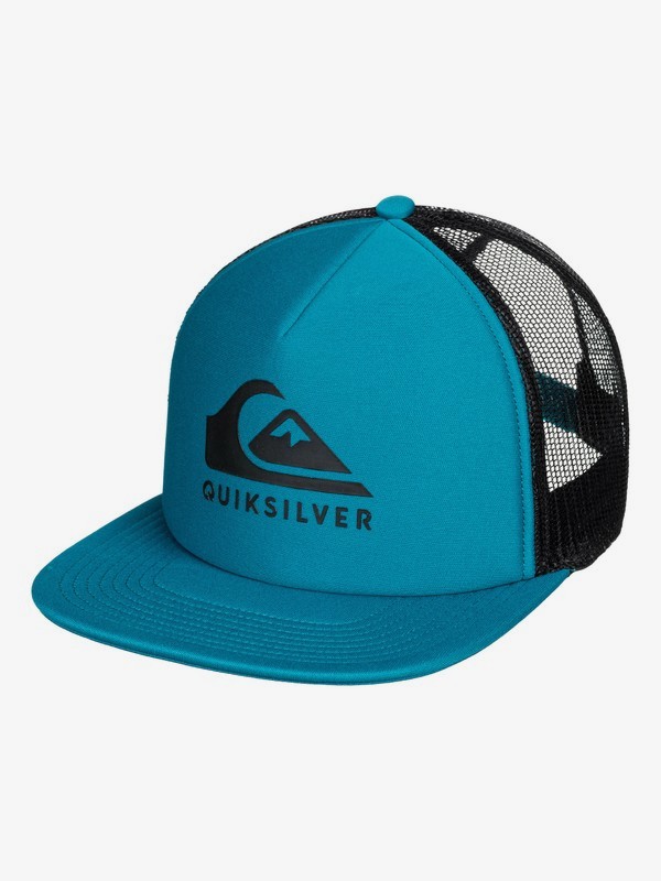 quiksilver, Foamslayer Trucker Cap, FJORD BLUE (bpj0) 0 Foamslayer Trucker Cap Blue AQYHA04391 Quiksilver
