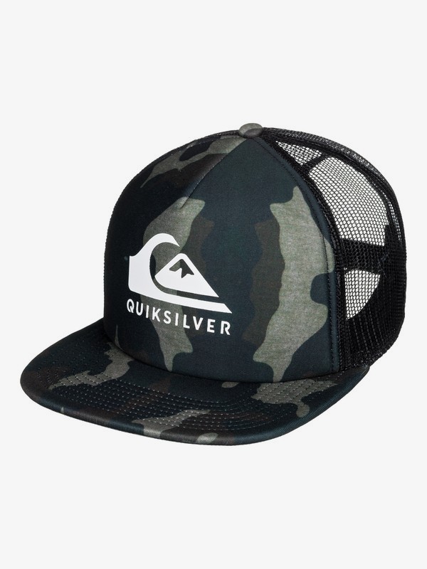 quiksilver, Foamslayer Trucker Hat, CAMO (gra0) 0 Foamslayer Trucker Hat Green AQYHA04391 Quiksilver