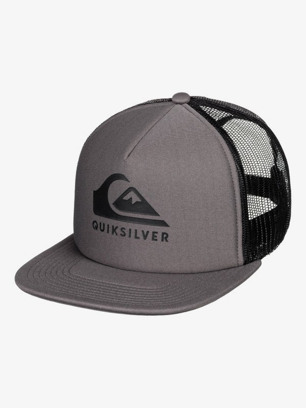 quiksilver, Foamslayer Trucker Cap, IRON GATE (kzm0) 0 Foamslayer Trucker Cap Black AQYHA04391 Quiksilver