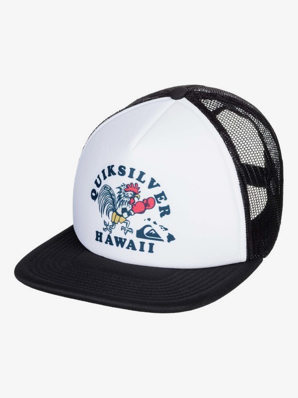 quiksilver, HI Cliff Magnet Trucker Cap, BLACK (kvj0) 0 HI Cliff Magnet Trucker Cap Black AQYHA04394 Quiksilver