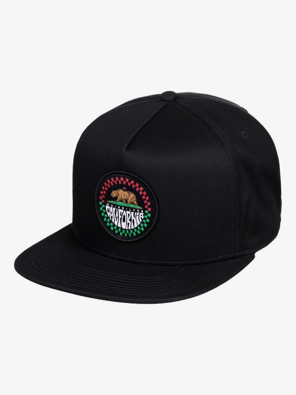 quiksilver, Golden Gate Snapback Hat, BLACK (kvj0) 0 Golden Gate Snapback Hat Black AQYHA04415 Quiksilver