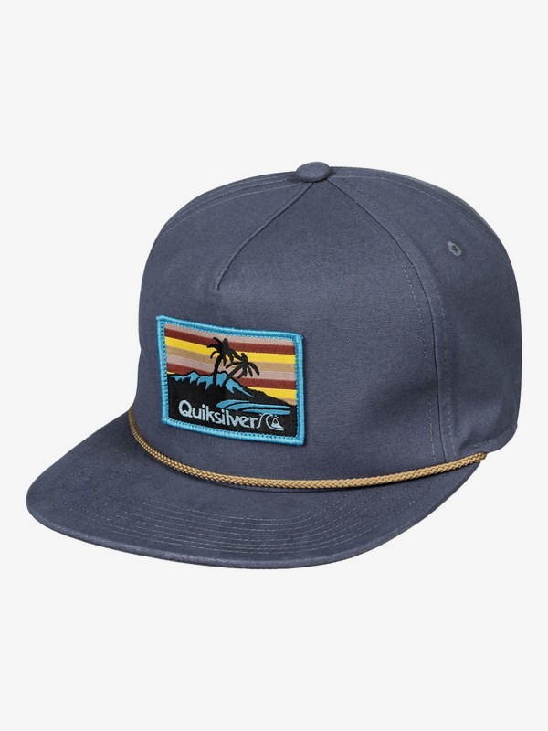 quiksilver, Slipstockers Snapback Hat, MOONLIT OCEAN (byk0) 0 Slipstockers Snapback Hat Blue AQYHA04425 Quiksilver